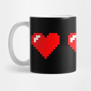 Pixel Heart Life Mug